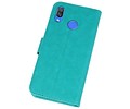BAOHU Hoesje Geschikt voor de Huawei Nova 3 - Kaarthouder Book Case Telefoonhoesje - Groen