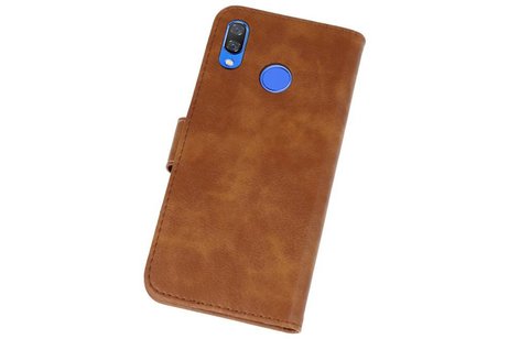 BAOHU Hoesje Geschikt voor de Huawei Nova 3 - Kaarthouder Book Case Telefoonhoesje - Bruin