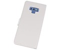 Samsung Galaxy Note 9 Hoesje Kaarthouder Book Case Telefoonhoesje Wit