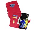 BAOHU Hoesje Geschikt voor de Samsung Galaxy Note 9 - Kaarthouder Book Case Telefoonhoesje - Roze