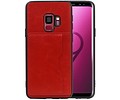 Staand Back Cover 1 Pasjes voor Galaxy S9 Rood