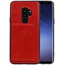 BAOHU Staand Back Cover 1 Pasjes voor Samsung Galaxy S9 Plus Rood