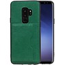 Staand Back Cover 1 Pasjes voor Samsung Galaxy S9 Plus Groen