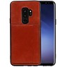 BAOHU Staand Back Cover 1 Pasjes voor Samsung Galaxy S9 Plus Bruin