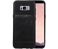 Staand Back Cover 1 Pasjes voor Galaxy S8 Plus Zwart