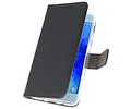 BAOHU Booktype Telefoonhoesjes - Bookcase Hoesje - Wallet Case -  Geschikt voor Samsung Galaxy J3 2018 - Zwart