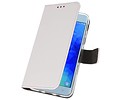 BAOHU Booktype Telefoonhoesjes - Bookcase Hoesje - Wallet Case -  Geschikt voor Samsung Galaxy J3 2018 - Wit