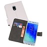 BAOHU Wallet Cases Hoesje Samsung Galaxy J3 2018 Wit