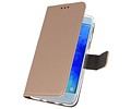 BAOHU Booktype Telefoonhoesjes - Bookcase Hoesje - Wallet Case -  Geschikt voor Samsung Galaxy J3 2018 - Goud