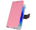 BAOHU Booktype Telefoonhoesjes - Bookcase Hoesje - Wallet Case -  Geschikt voor Samsung Galaxy J3 2018 - Roze