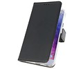 BAOHU Booktype Telefoonhoesjes - Bookcase Hoesje - Wallet Case -  Geschikt voor Samsung Galaxy J4 2018 - Zwart