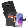 BAOHU Wallet Cases Hoesje Samsung Galaxy J4 2018 Zwart