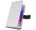 BAOHU Booktype Telefoonhoesjes - Bookcase Hoesje - Wallet Case -  Geschikt voor Samsung Galaxy J4 2018 - Wit