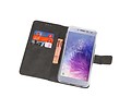 Booktype Telefoonhoesjes - Bookcase Hoesje - Wallet Case -  Geschikt voor Samsung Galaxy J4 2018 - Wit