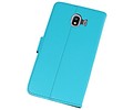 BAOHU Booktype Telefoonhoesjes - Bookcase Hoesje - Wallet Case -  Geschikt voor Samsung Galaxy J4 2018 - Blauw