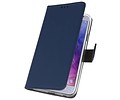 Booktype Telefoonhoesjes - Bookcase Hoesje - Wallet Case -  Geschikt voor Samsung Galaxy J4 2018 - Navy