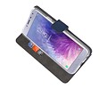 BAOHU Booktype Telefoonhoesjes - Bookcase Hoesje - Wallet Case -  Geschikt voor Samsung Galaxy J4 2018 - Navy