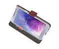 BAOHU Booktype Telefoonhoesjes - Bookcase Hoesje - Wallet Case -  Geschikt voor Samsung Galaxy J4 2018 - Bruin