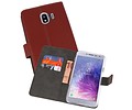 Booktype Telefoonhoesjes - Bookcase Hoesje - Wallet Case -  Geschikt voor Samsung Galaxy J4 2018 - Bruin