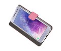 BAOHU Booktype Telefoonhoesjes - Bookcase Hoesje - Wallet Case -  Geschikt voor Samsung Galaxy J4 2018 - Roze