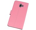 Booktype Telefoonhoesjes - Bookcase Hoesje - Wallet Case -  Geschikt voor Samsung Galaxy J4 2018 - Roze