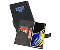 Booktype Telefoonhoesjes - Bookcase Hoesje - Wallet Case -  Geschikt voor Galaxy Note 9 - Zwart