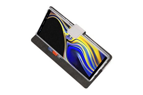BAOHU Booktype Telefoonhoesjes - Bookcase Hoesje - Wallet Case -  Geschikt voor Galaxy Note 9 - Wit