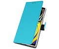 Booktype Telefoonhoesjes - Bookcase Hoesje - Wallet Case -  Geschikt voor Galaxy Note 9 - Blauw
