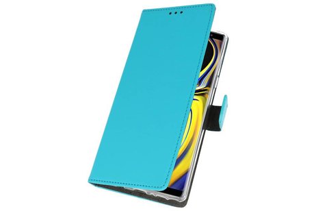 Booktype Telefoonhoesjes - Bookcase Hoesje - Wallet Case -  Geschikt voor Galaxy Note 9 - Blauw