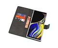 Booktype Telefoonhoesjes - Bookcase Hoesje - Wallet Case -  Geschikt voor Galaxy Note 9 - Blauw