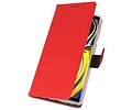 BAOHU Booktype Telefoonhoesjes - Bookcase Hoesje - Wallet Case -  Geschikt voor Galaxy Note 9 - Rood