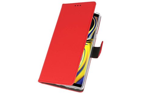 BAOHU Booktype Telefoonhoesjes - Bookcase Hoesje - Wallet Case -  Geschikt voor Galaxy Note 9 - Rood