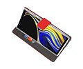 BAOHU Booktype Telefoonhoesjes - Bookcase Hoesje - Wallet Case -  Geschikt voor Galaxy Note 9 - Rood