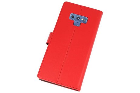 BAOHU Booktype Telefoonhoesjes - Bookcase Hoesje - Wallet Case -  Geschikt voor Galaxy Note 9 - Rood