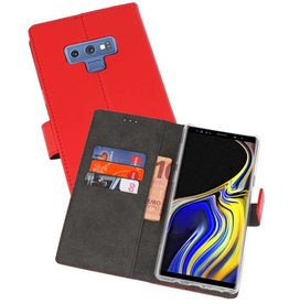 BAOHU Wallet Cases Hoesje Galaxy Note 9 Rood