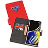 Wallet Cases Hoesje Galaxy Note 9 Rood