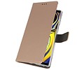BAOHU Booktype Telefoonhoesjes - Bookcase Hoesje - Wallet Case -  Geschikt voor Galaxy Note 9-  Goud