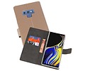 BAOHU Booktype Telefoonhoesjes - Bookcase Hoesje - Wallet Case -  Geschikt voor Galaxy Note 9-  Goud