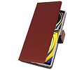 Booktype Telefoonhoesjes - Bookcase Hoesje - Wallet Case -  Geschikt voor Galaxy Note 9 - Bruin