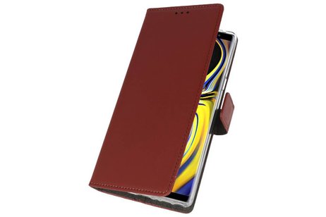 BAOHU Booktype Telefoonhoesjes - Bookcase Hoesje - Wallet Case -  Geschikt voor Galaxy Note 9 - Bruin