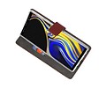 BAOHU Booktype Telefoonhoesjes - Bookcase Hoesje - Wallet Case -  Geschikt voor Galaxy Note 9 - Bruin