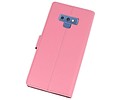 BAOHU Booktype Telefoonhoesjes - Bookcase Hoesje - Wallet Case -  Geschikt voor Galaxy Note 9 - Roze