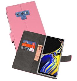 BAOHU Wallet Cases Hoesje Galaxy Note 9 Roze