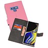 BAOHU Wallet Cases Hoesje Galaxy Note 9 Roze