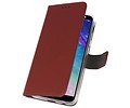 BAOHU Booktype Telefoonhoesjes - Bookcase Hoesje - Wallet Case -  Geschikt voor Samsung Galaxy A6 (2018) - Bruin