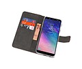 Booktype Telefoonhoesjes - Bookcase Hoesje - Wallet Case -  Geschikt voor Samsung Galaxy A6 (2018) - Bruin