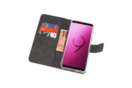 BAOHU Booktype Telefoonhoesjes - Bookcase Hoesje - Wallet Case -  Geschikt voor Samsung Galaxy S9 - Bruin