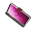 BAOHU Booktype Telefoonhoesjes - Bookcase Hoesje - Wallet Case -  Geschikt voor Samsung Galaxy S9 - Bruin