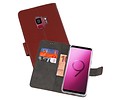 Booktype Telefoonhoesjes - Bookcase Hoesje - Wallet Case -  Geschikt voor Samsung Galaxy S9 - Bruin