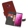 BAOHU Wallet Cases Hoesje Samsung Galaxy S9 Bruin